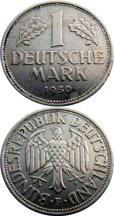 Federal Republic - 1950-2001 - 1 Mark